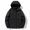 Chaqueta de Forro Polar Tres en Uno, Chaqueta de Montañismo Impermeable con Capucha de Forro Polar para Hombres y Mujeres, para Parejas