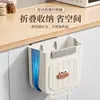 Cubo de Basura Plegable para Cocina Hogar Colgante en Gabinete Almacenamiento de Basura Sin Agacharse Espesado Calibre Grande Cubo de Basura