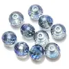 Colgante de perfume para coche de globo de 14 mm con agujero grande de 96 caras, accesorio para diadema, cuentas de cristal para pulsera DIY, venta al por mayor del fabricante