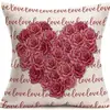 Funda de Almohada Corazón de Amor Estilo Nuevo Día de San Valentín Transfronteriza para Hogar, Sala de Estar, Coche, Boda, Funda de Cojín Amazon