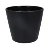 Vasos de Flores de Melamina Simples e Estilosos, Vasos de Flores de Plástico com Linhas Horizontais Finas, Diversos Estilos e Cores, Decorações de Mesa Frescas e Minimalistas para Plantas Verdes