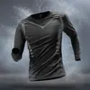 Mallas Deportivas Hombre Secado Rápido Ropa Interior Capa Base Primavera y Otoño Camiseta de Running Baloncesto Ciclismo Elástica Fitness Entrenamiento Mangas Largas