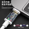 Linha de carregamento rápido dupla Type-C de 100W para carregamento de celular/tablet Android Huawei linha de dados dupla C atacado