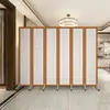 Biombo Celosía Plegable Estilo Japonés Moderno Sala de Estar Hotel Estudio Dormitorio Pasillo Puerta de Entrada Plegable Móvil