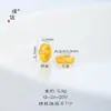 Pu Zuo Jiu no se decolora oro accesorios diy patrón de martillo anillo corredizo cuenta espaciadora pulsera collar con cuentas