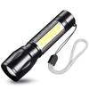 Linterna transfronteriza luz fuerte recargable USB para exteriores superbrillante largo alcance hogar luz de emergencia fuerzas especiales impermeable mini