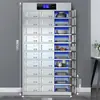 Gabinete para platos de comedor personal multi-puerta fábrica lonchera tazón palillos almacenamiento aparador acero inoxidable gabinete de desinfección gabinete de comedor