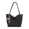 Yuezi 2026 Otoño/Invierno Nueva Moda Bolso Casual Simple Retro Bolso Tote Gran Capacidad para Viajar al Trabajo Bolso de Hombro Único