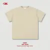 Camiseta para Hombre de Terciopelo Delgado y Peludo Color Negro para Primavera y Verano 190g Algodón Puro Estilo Americano Color Sólido Manga Corta Juvenil Casual Holgada
