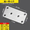 Código de Esquina de Acero Inoxidable Ángulo de Hierro/Soporte para Placa de Estante Soporte en Forma de L Conector Triángulo Pieza de Hierro Soporte de Código de Esquina de Ángulo Recto de 90 Grados