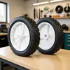 Ruedas para Cortacésped de 7 y 8 Pulgadas, Ruedas Huecas y Sólidas de Goma para Cortacéspedes, Más Vendidas en la Plataforma de Amazon, Ruedas para Carretilla