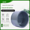 GREMAX resistente à corrosão cinza escuro cinza claro UPVC plugue industrial PVC-U tampa de tubo plano químico