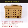 Casa de Cartón Hecha a Mano para Niños DIY Creación Ecológica de Cartón Cabaña Modelo de Ensamblaje de Caja de Papel Paquete de Materiales de Casa de Papel para Jardín de Infancia