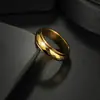 Anillo giratorio martillado simple para hombre estilo europeo y americano Venta al por mayor Anillo de boda para hombre Artículo de venta caliente Amazon Shein