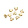 Oro de 14K rectangular recto cuenta pulida hecha a mano DIY pulsera collar cara cortada recta cuenta pulida accesorios de joyería materiales