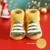 25 Calcetines Navideños de Otoño e Invierno Calcetines Gruesos de Felpa para Bebé Calcetines de Piso Antideslizantes para Bebé Niños Recién Nacido Muñeco de Dibujos Animados