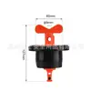 Cerradura de seguridad Loto plástico de ingeniería perilla de candado aislada tapón de boca de barril de aceite candado de barril de aceite sellado plug and play