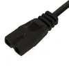 Cabo de carregamento de lanterna padrão europeu Cabo de alimentação de carregamento de luz LED Acessórios de lâmpada de cavalo Cabo de carregamento de lâmpada de cavalo Linha de cauda de oito palavras 50CM