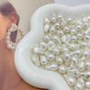 Perlas artificiales barrocas acrílicas de color brillante, cuentas sueltas de formas especiales, accesorios hechos a mano, material de bricolaje