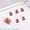 Mini adornos de resina de capibara para decoración de uñas, accesorios de armadura para niños
