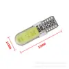 Venta directa de fábrica lámpara LED pequeña para coche lámpara de cristal de silicona modificada t10 gota de pegamento COB indicador lámpara de posición W5W inserción burbuja