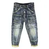 Nuevos Jeans de Trabajo Americanos para Primavera y Verano para Hombre Casual de Marca de Moda Empalmados Streetwear Sueltos Rectos Pantalones Harem
