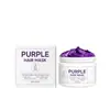 Máscara de Cabelo Roxo Brilhante Limpeza Diária para Cabelos Secos e com Frizz, Leve, Suave e Elegante Máscara de Cuidado Capilar