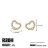 Nuevo Estilo Collar Pequeño con Forma de Corazón de Acero de Titanio para Mujer, Chapado en Oro de 18K, Compacto, Elegante, Versátil, Forma de Corazón, No se Desvanece