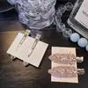 Pinza para Flequillo Completa de Diamantes Exquisita y Elegante Sin Costuras Dongdaemun Pinza Lateral Brillante de Moda Pasador de Lujo Ligero Accesorio para el Cabello para Mujeres