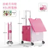 Carrito de Camping Deslizante Todo en Uno, Carrito de Compras, Carrito de Comestibles para Supermercado, Carrito Plegable para Recoger Paquetes, Carrito de Entrega Express