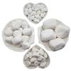 Guijarros Blancos Naturales Adoquines Piedras Blancas Hanbaiyu Piedras de Colores Horticultura Plantas en Maceta Piedras Suculentas Acolchado Superior Paisajismo de Patio