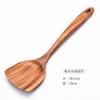 Suministro transfronterizo de letras de pala de madera que quieren pensar Juego de cuchara y pala de cocina de madera Espátula coreana Espátula de cocina de teca antiadherente