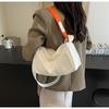 Bolso cilíndrico de diseño de nicho para mujer, nuevo bolso de almohada informal de 2024, sencillo y personalizado, con correa ancha para el hombro, bandolera.