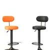 Silla Alta de Barra con un Toque de Lujo Ligero, Taburete de Altura Ajustable para Barra de Bar, Mostrador de Caja, Silla Alta para Uso en Casa, Taburete de Barra