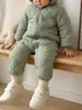 Ropa de Algodón para Bebés y Niños Pequeños Otoño/Invierno 2026, Ropa para Recién Nacidos, Trajes para Gatear, Conjuntos Calentitos de Algodón para Exteriores, Engrosados