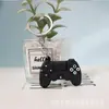 Criativo simulação jogo lidar com chaveiro cor de borracha macia máquina de jogo carro chaveiro atividades presente atacado