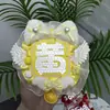 Chen Zheyuan (Yuan) Celebridad Hecha a Sí Misma Colgante de Bolso Qihang Mini Abanico Reflectante Etiqueta de Nombre Set Completo Terminado Hecho a Mano