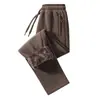 Pantalones de Forro Polar para Hombre y Mujer en Invierno, Engrosados y Cálidos, Pantalones Deportivos de Forro Polar para Pareja, Hanfu