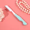 Set para Depilar Cejas, Herramientas de Maquillaje, Cuchillos Plegables para Depilar Pestañas y Cejas, Set de Tres Piezas, Especialmente Diseñado para Maquilladores, Venta Directa del Fabricante A04