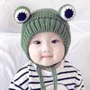 Gorro para Bebé para Otoño e Invierno, 3-6-12 Meses, Gorro Tejido para Niñas Bebé, Gorro de Invierno Súper Lindo para Niños con Protección para las Orejas, Diseño de Dibujos Animados