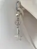 [Tu Llave] Llavero Ins Simple de Corazón Girly Hecho a Mano con Cuentas Colgante Hecho a Mano Lindo Guben