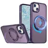 Adequado para Capas de Celular Apple 15 Atacado Transfronteiriço Suporte Giratório 360 17Pm Anti-Queda Capa Protetora Suporte Magnético de Sucção Case