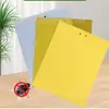 Popular Tablero Trampa Pegajoso para Insectos de Comercio Exterior, Tablero Pegajoso Amarillo de Doble Cara para Insectos Pequeños Voladores, Trampa para Huertos, Pegatina Mata Moscas para Invernaderos, Papel Pegajoso Fuerte para Moscas