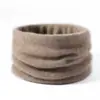 Cachecol de Caxemira 100% Caxemira Pura Outono e Inverno Novo Masculino Cor Sólida Elegante Quente Tricotado Pequeno Cachecol