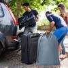 Bolsa de lavandería portátil Amazon Transfronteriza con bolsillo de cordón Bolsa de almacenamiento para el hogar y viajes Bolsa para ropa sucia