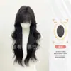 Jiyou Trading Co., Ltd. Peluca Negro Marrón Perezoso Largo Rizado Pelo Esponjoso Natural Cara Pequeña Elegante Cobertura Completa de Cabeza Venta al por Mayor