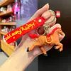Chaveiro de Ano Novo 2026 Fique Rico Criativo Desenho Animado Cavalo do Zodíaco Pingente de Chave Pingente de Bolsa Pequeno Presente