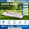 Fábrica de Origen Weicheng Sofá Cama Inflable de PVC con Terciopelo para Siesta en la Oficina Estilo Camping al Aire Libre Colchón Inflable Portátil