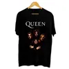 Nueva Camiseta de Rock de Queen para Hombre Manga Corta Casual Ba
