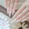 Manicura Nueva Princesa Perlado Brillo Fino Lazo Accesorios para Uñas Dulce Tridimensional Lindo Lazo Pequeño Decoración para Uñas